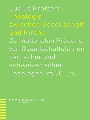 cover image of Theologie zwischen Gesellschaft und Kirche